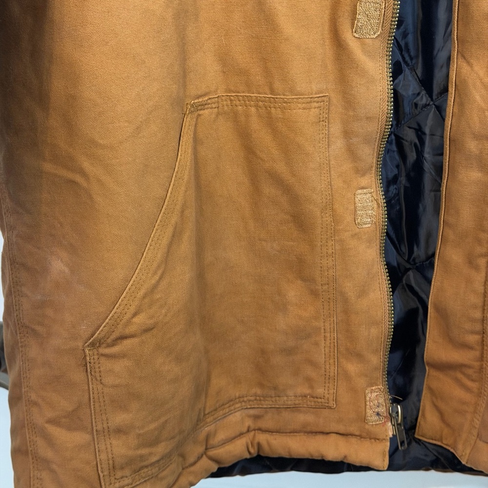 Men's Buffalo‎ Outdoors Workwear Brown Cargo Utility  Jacket - Picture 5 of 9